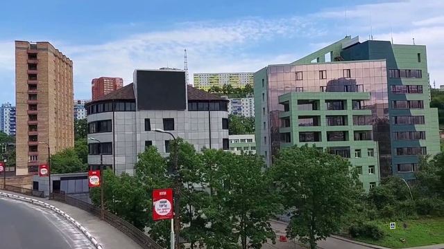 Транспортная артерия Владивостока в выходной день смотреть онлайн