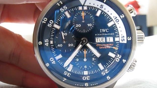 IWC Cousteau Diver Automatic Chronograph "CALYPSO" Ref.3782-01Function Testing смотреть онлайн