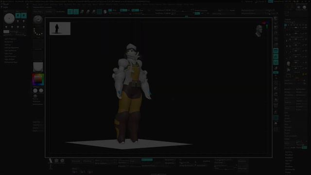 zBrush Girl WIP смотреть онлайн