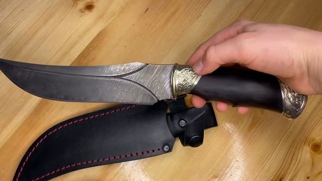 Авторская работа из дамасской стали смотреть онлайн