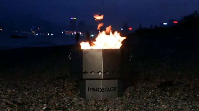 INNO STAGE Stainless Bonfire Fire Pit Review - Best Outdoor Fire Pit смотреть онлайн