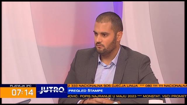 JUTRO Pregled štampe- Vasilije Čarapić, Nemanja Stamatović 2022-10-27 смотреть онлайн