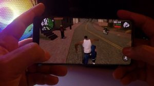 GTA San Andreas on Galaxy S10 Plus. Exynos 9820. Mali-G76 MP12.