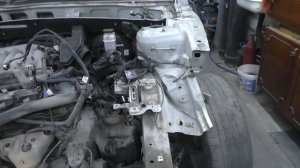 Санта Фе, что с ним случилось. Body repair after an accident.