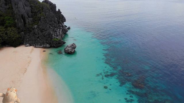 Black Island (Malajon Island), Coron, Philippines 4K DJI #Palawan #Филиппины смотреть онлайн