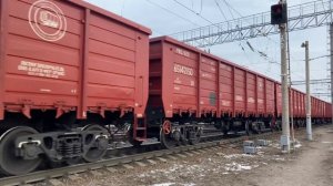 «Теперь я видел всё 😅» ЭП1М-681 с грузовым поездом
