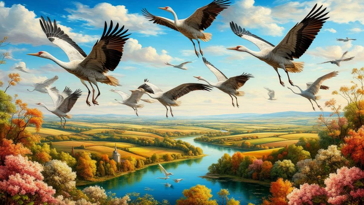 Журавлиный полёт смотреть онлайн