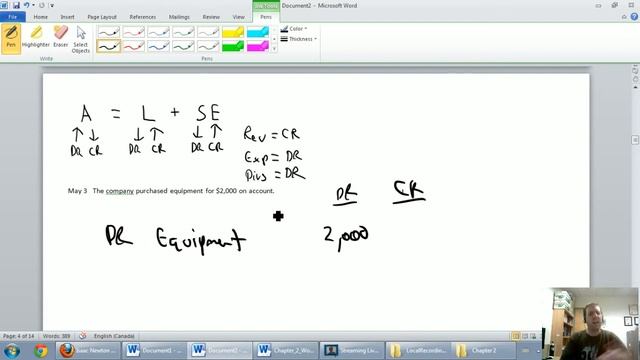 Accounting - Unit 2 - Part 2a: Journal Entries - Example смотреть онлайн