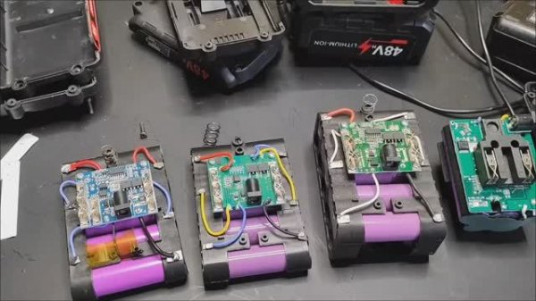 Китайские аккумуляторы 48vf(vh) - разборка и сравнение.