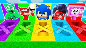 ВЫБЕРИ ПРАВИЛЬНЫЙ ПОДВАЛ СОНИК МРУНА ТОКСИК ЛИЛИ МИКРОВОЛНОВКА СПРУНКИ ЛЕДИ БАГ в МАЙНКРАФТ