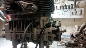 опрессовка двигателя снегоход буран