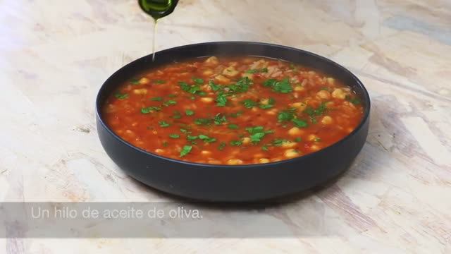 Нутовый суп по-испански. Средиземноморское блюдо смотреть онлайн