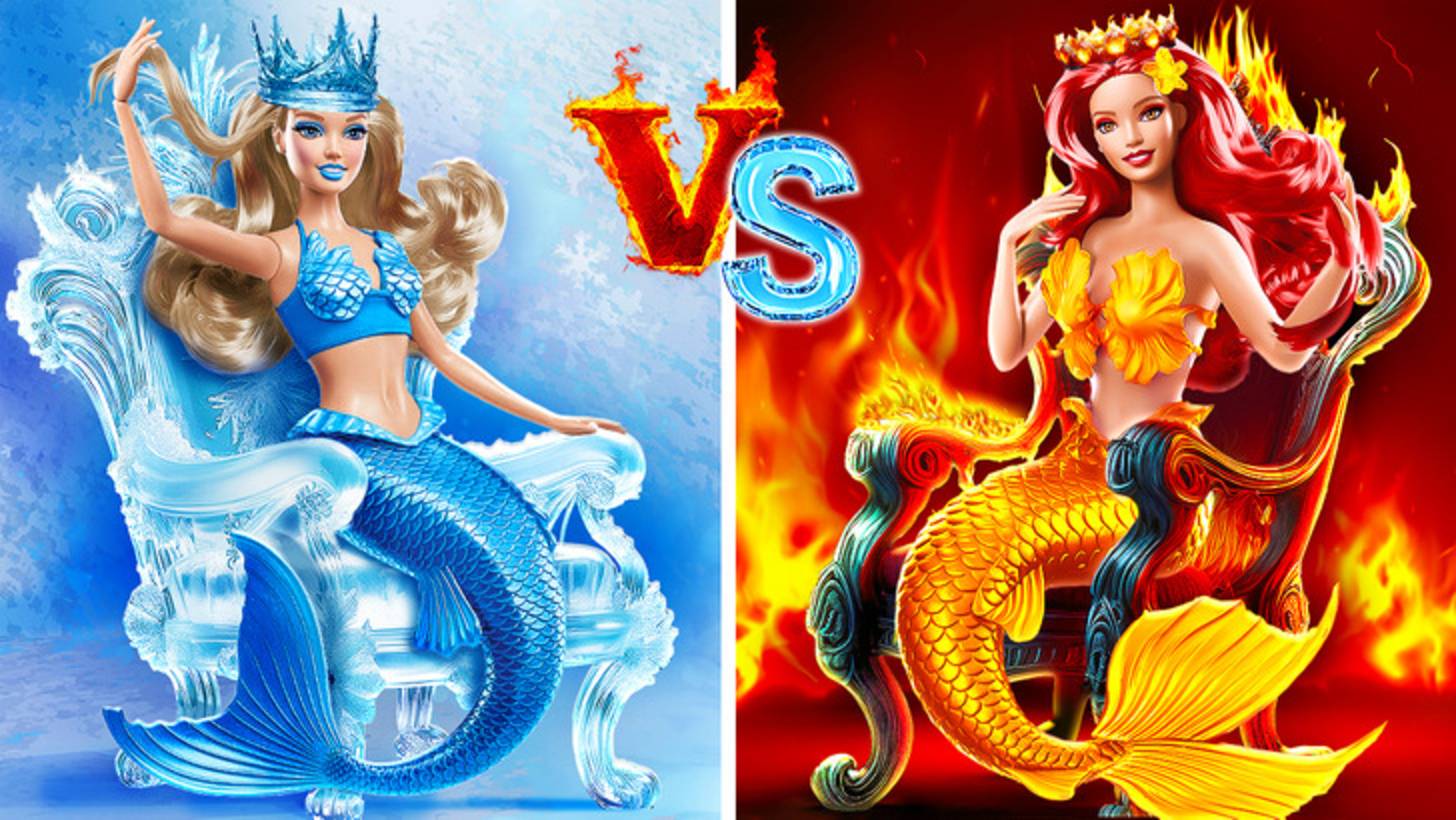 *ХОРОШАЯ против ПЛОХОЙ русалки* От EW до ПРИНЦЕССЫ в Школе русалок