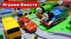 Поезда из мультика 🚂 Приключения Томаса 🚂 Перевозка угля – Видео для детей! 🚂