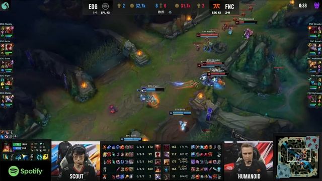 EDG vs. FNC | Group Stage | 2022 World Championship | EDward Gaming Hycan vs. Fnatic (2022) смотреть онлайн