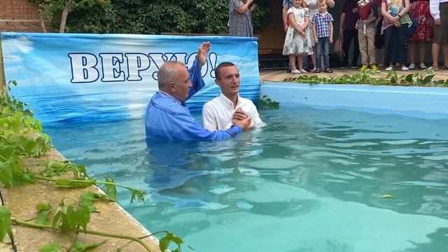 Водное крещение || Церковь ЕХБ 