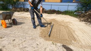 🏡Дом для семьи СВОИМИ РУКАМИ / Песчаная подушка в горизонт, фундаментная плита 200 мм