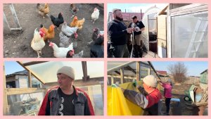 СЕЛЬСКАЯ жизнь. МУЖ РУГАЕТСЯ🤣 ПОСТРОИЛИ из ГОВНА 🫢 и ПАЛОК 😆