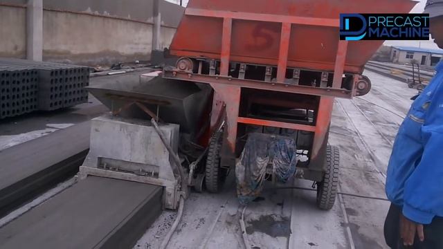 200x600mm wall pane machine working video -how to produce cement wall panel slab смотреть онлайн