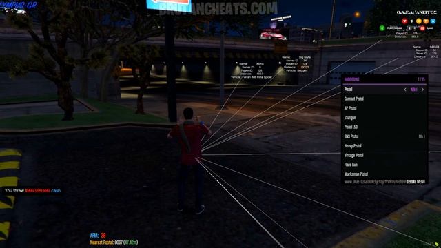 [Deluxe Menu] FiveM Cheat Showcase | Add Money | Troll Players смотреть онлайн