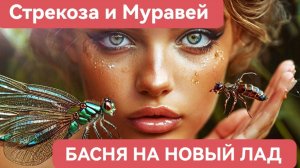 Новая басня. Стрекоза и Муравей