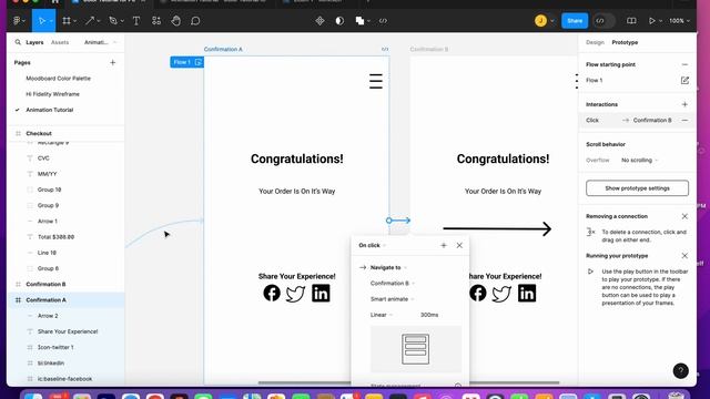Figma Tutorial 9 - Smart Animations смотреть онлайн