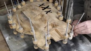 Полуакустический бас из старых досок | Производство бас-гитар