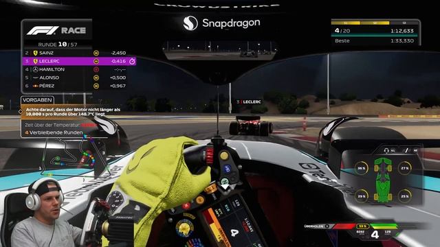 Start in die F1 24 SIM Karriere: 57 Runden beim Bahrain Grand Prix! смотреть онлайн