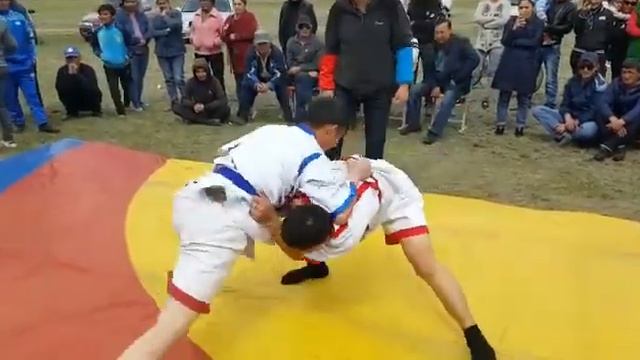 Гибрат-Нурзат күрес Еңбек ауылы Актогай ауданы