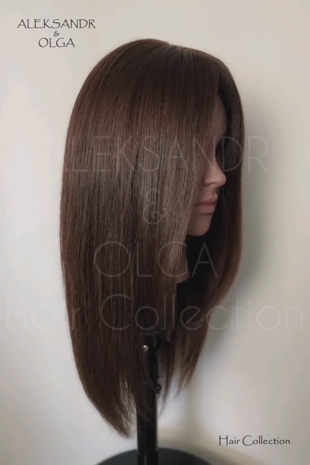 ПАРИК combo - на моно (с имитацией кожи головы) #парик #натуральныйпарик #изделияизволос смотреть онлайн