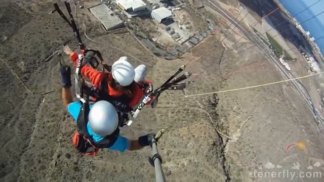 Мой полёт на параплане на ос. Тенерифе, Какнарск смотреть онлайн