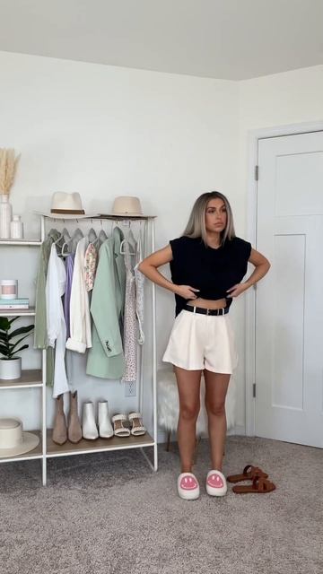Casual Spring & Summer Outfit | OOTD 🌴 #shorts #fashion смотреть онлайн