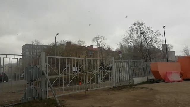 VLOG:Москва 11 апреля снег, 😳Небольшой. Мелкий