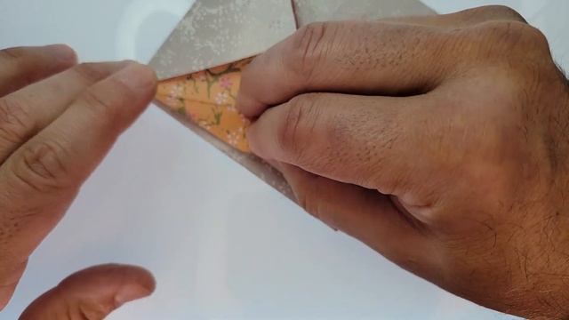 Traditional Origami fold "No Name" model - paper craft ASMR (no talking) смотреть онлайн