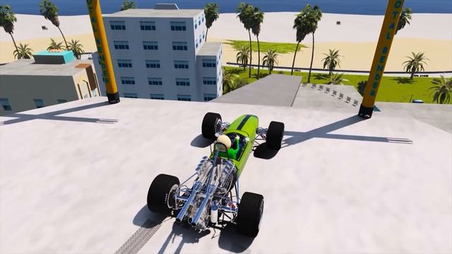 Hızlı Hot Wheels Arabalar Çatı Parkuruna Gidiyor - GTA 5