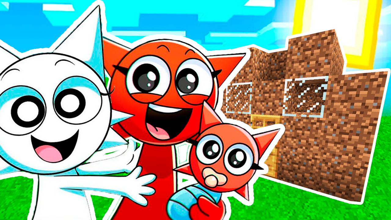 У СПРУНКОВ РОДИЛСЯ РЕБЁНОК и Я ПОСТРОИЛ ИМ ДОМ в МАЙНКРАФТ МРУНА ВЕНДА смотреть онлайн