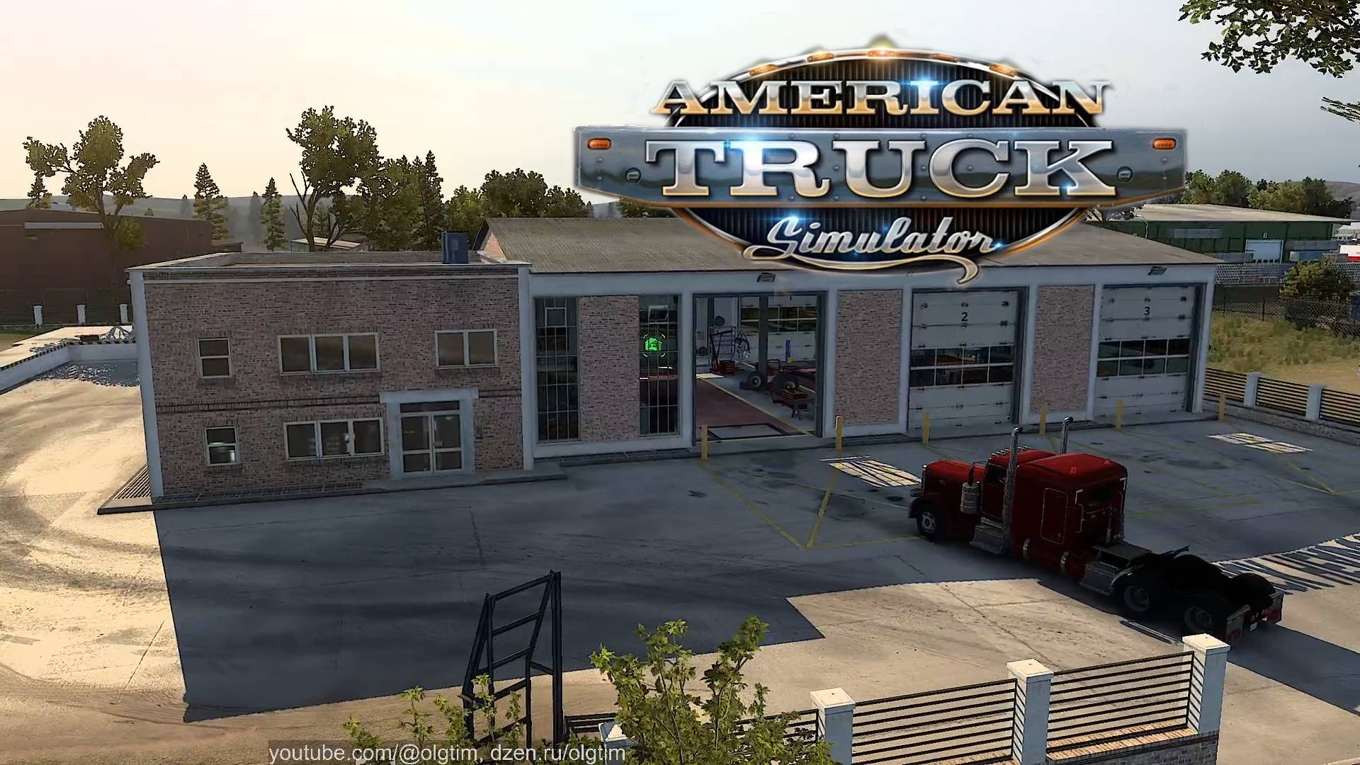 American Truck Simulator. #11. Купил гараж, трак и нянял водителя