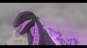 Годзила гребовидное облако против шин годзилы