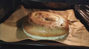 Пирог с шампиньонами и капустой-пошаговый рецепт. Секрет сочной начинки.