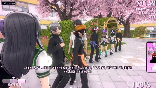 Swoopblaze Mod версия 000000.1 в Yandere Simulator (готов на 12%)