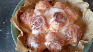 Булочки Синнабон из слоёного теста!👍😋