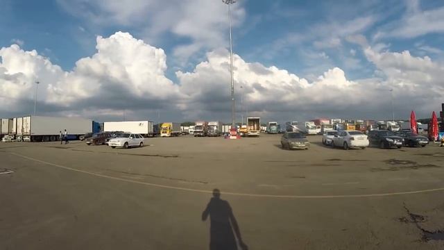 Завершение рейса с прицепом,и выяснил примерный расход!!! смотреть онлайн