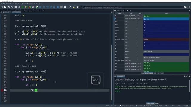 2D FEM in Python - Discretization_ Uniform Mesh(720P_HD) смотреть онлайн