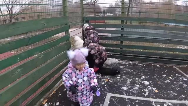 Гуляю с сестрами и леплю снежки смотреть онлайн