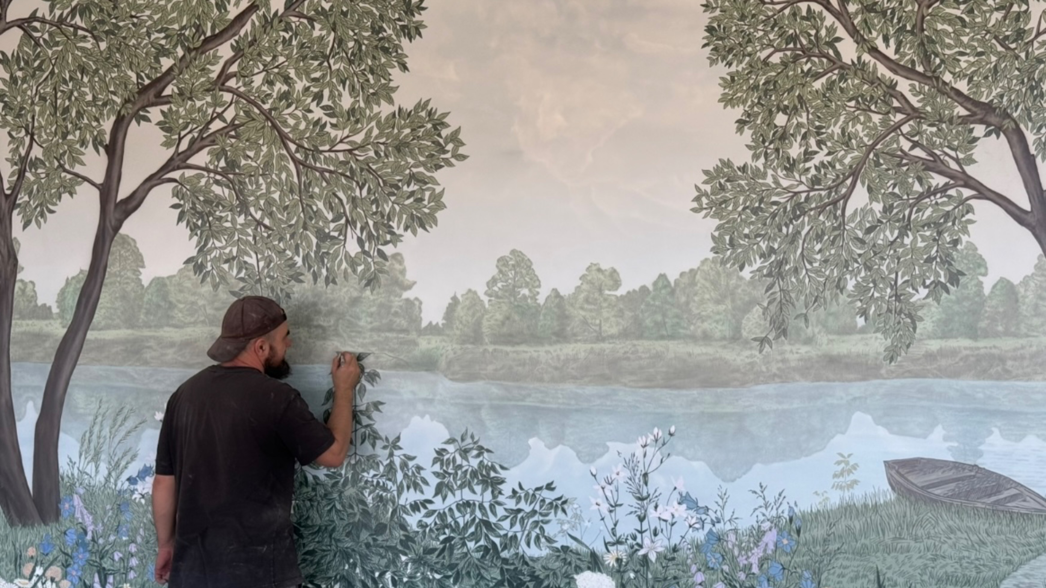 Роспись стены. Маркеры, кисть, аэрограф смотреть онлайн