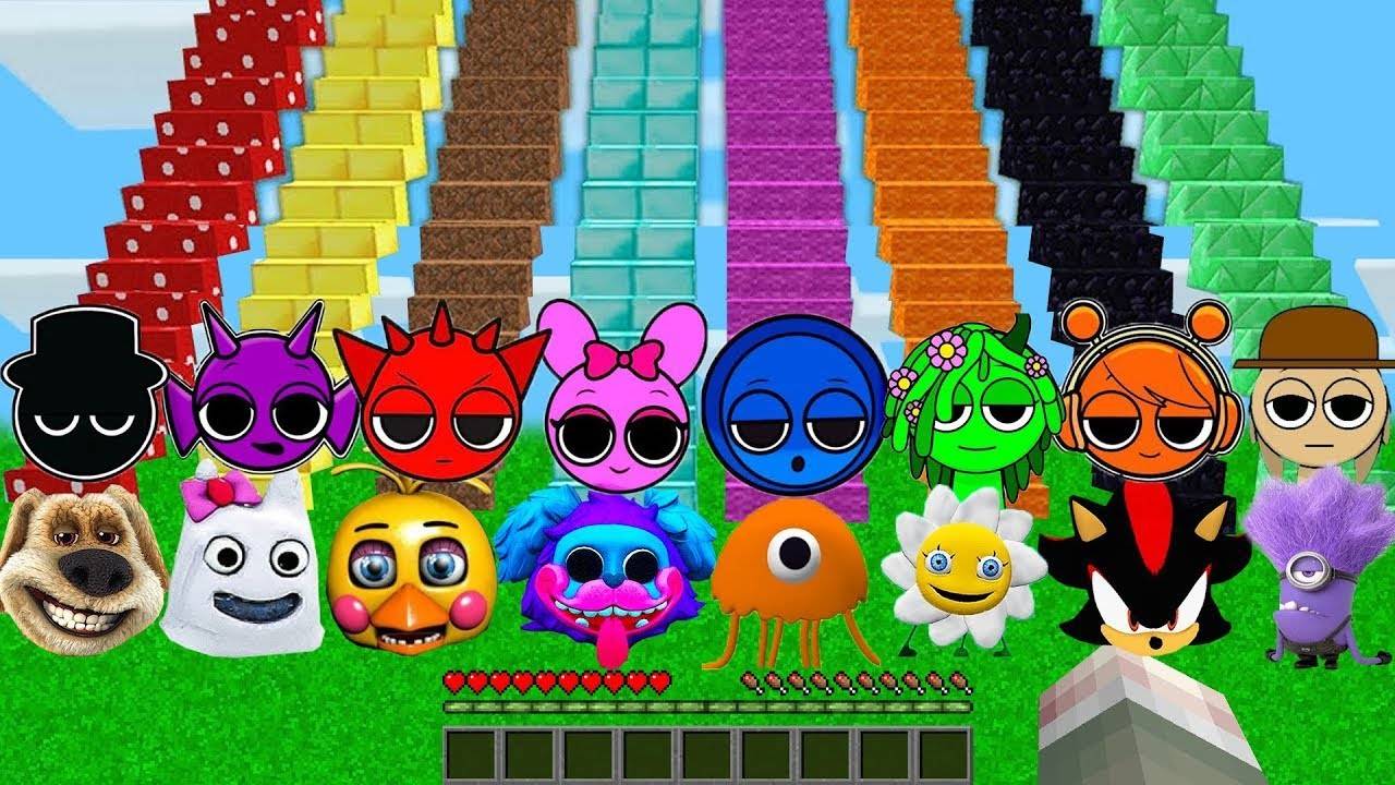 ВЫБЕРИ ПРАВИЛЬНУЮ ЛЕСТНИЦУ ВСЕ ВИДЫ СПРУНКОВ В МАЙНКРАФТ смотреть онлайн