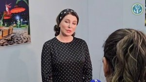 Министр культуры Республики Ингушетия Залина Льянова дает интервью