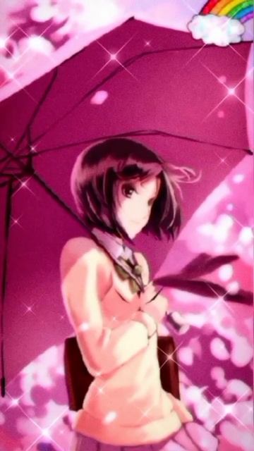 Anime Wallpaper (Umbrella Girl) #Shorts смотреть онлайн