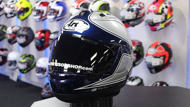 Arai RX-7V Freddie Spencer 40th Motorcycle Helmet (Blue|Silver) смотреть онлайн