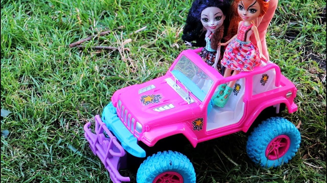 Большой Розовый Внедорожник для девчонок на радиоуправление от Silverlit смотреть онлайн